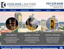 Tablet Screenshot of nccriminallaw.com